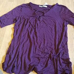 Eggplant, 3/4" sleeve